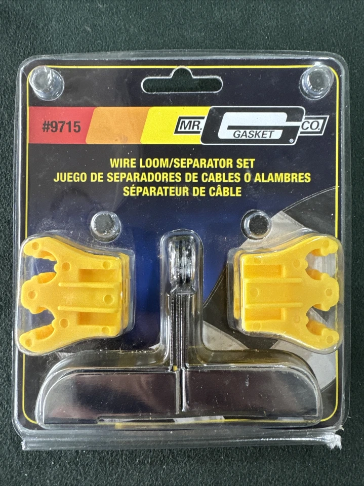Mr Gasket 9715 Yellow Spark Plug Wire Loom Separator Kit - Image 1 of 4