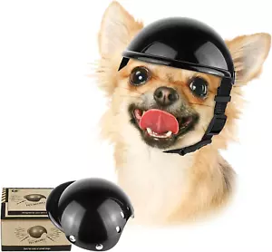 Pet Helmet, Hard Hat for Small Dogs, Motorcycle/Bike Hat for Cat, Outdoor Riding - Picture 1 of 6