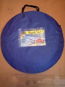 Pop-Up Strandzelt mit Tragetasche, Farbe blau - Bild 1 von 2