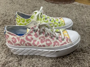 Converse Welcome To The Wild Low Top Canvas Platform Trainers Lift 2X Size US 9 - Picture 1 of 16