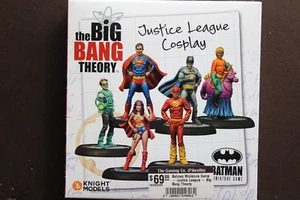 Batman Miniature Game: Big Bang Theory Justice League Cosplay DC Optional Heads - Picture 1 of 3