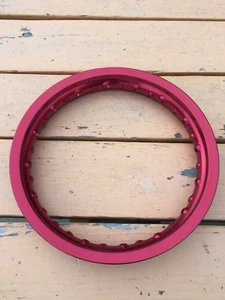 1.60 X 12 Dirt Bike Rim 32 Hole Red 12" - Bild 1 von 1