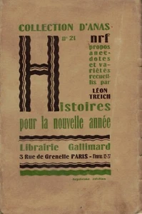 TREICH Léon - COLLECTION D'ANAS N°21 - HISTOIRES POUR LA NOUVELLE ANNEE - 1927   - Picture 1 of 3