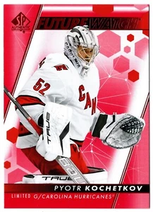 2022-23 UD SP Authentic Future Watch Limited Red PYOTR KOCHETKOV #119 Hurricanes - Picture 1 of 1