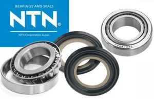 Cuscinetti testa sterzo ed entrambe le guarnizioni per Kawasaki Z650 dal 1977 al 1983 marca NTN - Foto 1 di 1