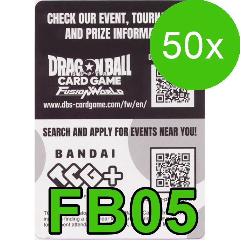 Dragon Ball Super Fusion World FB05 New Adventure Code 50x Fast Code - Image 1 of 1