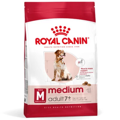ROYAL CANIN Medium Adult 7+ Jahre 15kg Trockenfutter Hunde älter als 7-10 Jahre - Bild 1 von 4