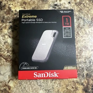 Sandisk Extreme 1TB Portable SSD SDSSDES1-1T00-AW25 new unopened &factory sealer - Afbeelding 1 van 1