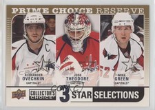 2008-09 Collector's Choice Prime Reserve Gold Alex Ovechkin Jose Theodore #280