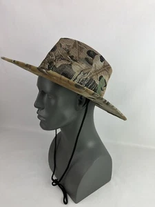 Vintage NOS Mesh Side Advantage Camo Boonie Brim Hat USA Size L - Picture 1 of 9