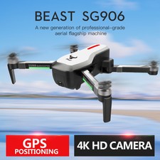 SG906 PROFESSIONALE GPS DRONE RC QUADCOPTER FOTOCAMERA 4K HD 2 BATTERIE Q6U0