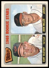 1965 TOPPS CURT BLEFARY 49 VG-EX JOHN MILLER RC BASEBALL BALTIMORE ORIOLES