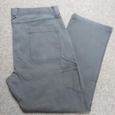 MENS WOOLRICH RELAXED STRAIGHT LEG CARGO JEANS 40"W 29"L / REF JC4706
