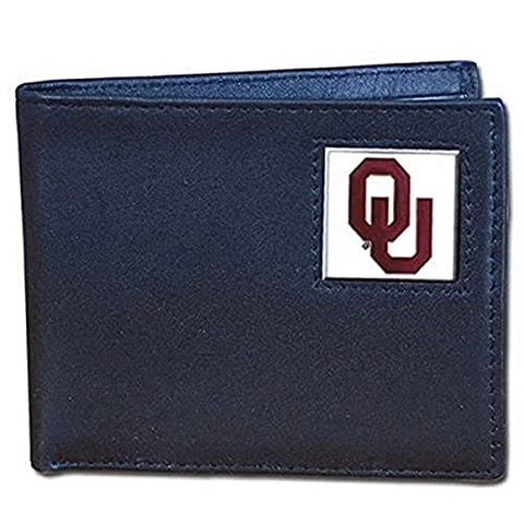 Oklahoma Sooners Leather Bi-fold Wallet Cover