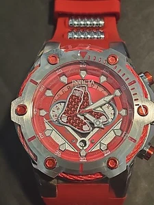 NEU INVICTA 43486 LIMITIERTE MLB BOSTON RED SOX S BASEBALLUHR QUARTZ 51,5 MM - Bild 1 von 7