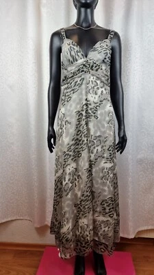 Damen Kleid Größe 36 Lang Tiger Muster Ohne Mängel Art24/69 - Bild 1 von 4