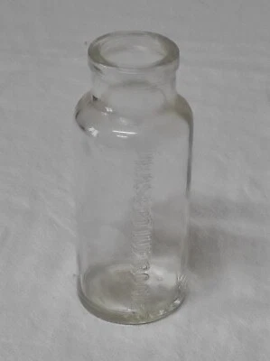 Ancien Flacon, Pot d'Apothicaire en verre 11,5cm de haut Uraseptine Rogier - Photo 1/3