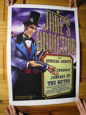 Jane's Addiction Poster Janes Special Guest Signed & Numbered - Image 1 of 3