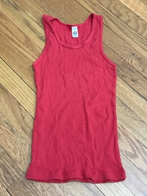 American Apparel Classic Girl Red Tank Top L - Image 1 of 4