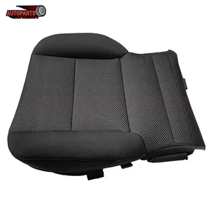 For 2014 2015 2016 2017 2018 2019 GMC Sierra LH Bottom Seat Cover Cloth Black - Picture 1 of 8