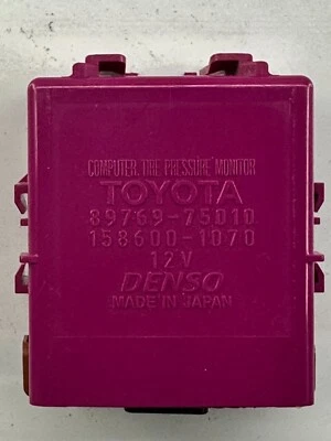 Lexus HS250H 2010 TPMS MONITOR DE PRESIÓN DE NEUMÁTICOS MÓDULO DE CONTROL SENSOR 89769-75010 Foto 1 de 4