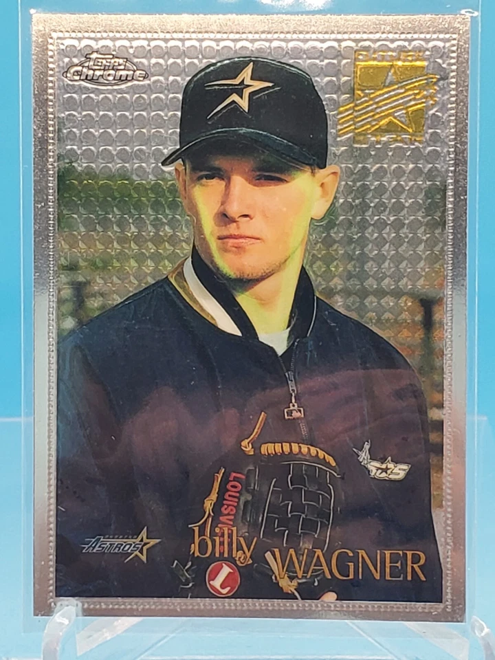1996 Topps Chrome Billy Wagner #74 Future Star Houston Astros Baseball Card HOF  - Image 1 of 2