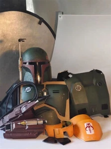US SHIP Mandalorian The Book of Boba Fett Body Armor FRP Helm Requisite Outfit  - Bild 1 von 25