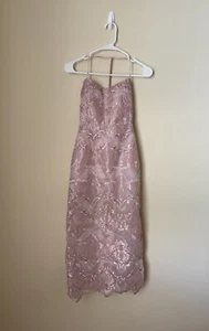 V. Chapman Olivia Dress Rose Dust Size 2 - Picture 1 of 3