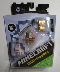 MINIFIGURAS MINECRAFT 3PK CONEJO ASESINO * ZOMBI DESOVE * ARMADURA DORADA ALEX - Imagen 1 de 1