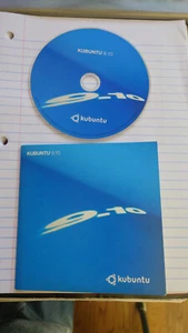 Rare Vintage Kubuntu 9.10 Desktop Edition Official Live CD - Picture 1 of 2