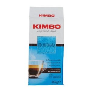 Kimbo espresso coffee decaffÃ¨inato 250g - 20 Piece paperboard