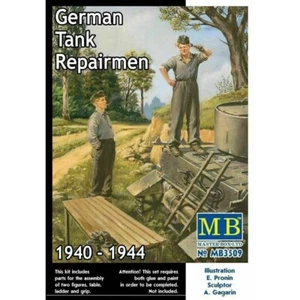 MASTER BOX MB3509 Plastic Figure Kit Scale 1:35 German tank repairmen, 1940-1944 - Picture 1 of 7