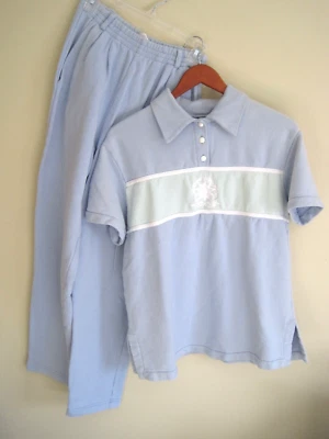 Sudadera De Colección ST. JOHN SPORT GRIS MARIE 2 Piezas Camisa Sudadera Italia Talla M & P Foto 1 de 4