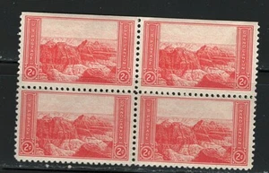 #741 1934 bloque de dos centavos Gran Cañón de 4 MNH - Imagen 1 de 1