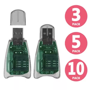 Adaptador lector de tarjetas de memoria a USB 2.0 para Micro-SD (SDHC/SDXC) / TF / T-Flash - Imagen 1 de 4