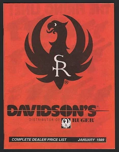 Lista completa de precios de distribuidor de Davidson's - enero de 1989 - Imagen 1 de 1