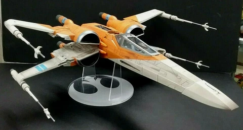 acrylic display stand for the Hasbro vintage collection Poe Dameron X-wing RoSW Cover