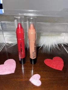 nyx lip cream simply red And Simply Nude , sr 03 , sn 03 , 2 pcs Pack - Picture 1 of 2