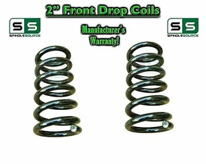 2" Lowering Drop Coil Springs FOR 1973 - 1991 Chevrolet GMC SUV Suburban Blazer - Picture 1 of 1