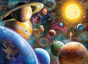 Anatolische Planeten im Weltraum 1000-teiliges Puzzle von Adrian Chesterman - Bild 1 von 2