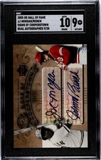 2005 UD Hall of Fame Joe Morgan/Johnny Bench Dual #9/20 Auto 10 Gem Mint HOF