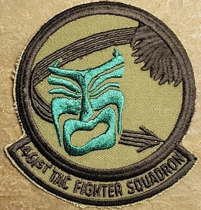 Vintage US Air Force 461st Tactical Fighter Sqdn SUBDUED PATCH EDWARDS AFB, CA - Picture 1 of 2
