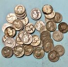 FULL ROLL OF 40 WASHINGTON QUARTERS  90% SILVER Mixed date/mints f723)