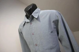VTG Oakley Button Up  Shirt Rayon Poly Checks Long Sleeve Mens Sz Medium - Picture 1 of 10