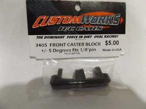 Custom Works 3405 5 Degree Caster Blocks - Picture 1 of 1