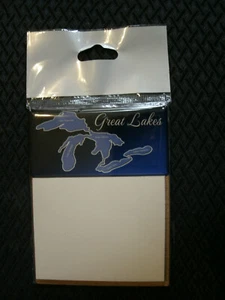 Michigan magnet with note pad all-in-one Great Lakes theme in Blue - Picture 1 of 4