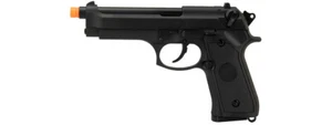 WE Tech Full Metal M9 Semi Automatic Gas Blowback Pistol (Black) - Picture 1 of 4