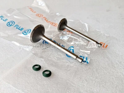 Entrada - Válvulas de escape Japón + 2x Sello de vástago para Honda CM91 CT90 C201 SL90 ST90 Foto 1 de 4