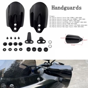 Hand Guards Handguards Fits Harley Street Bob FXBB FXBBS Low Rider ST 2018-2025 - Picture 1 of 8