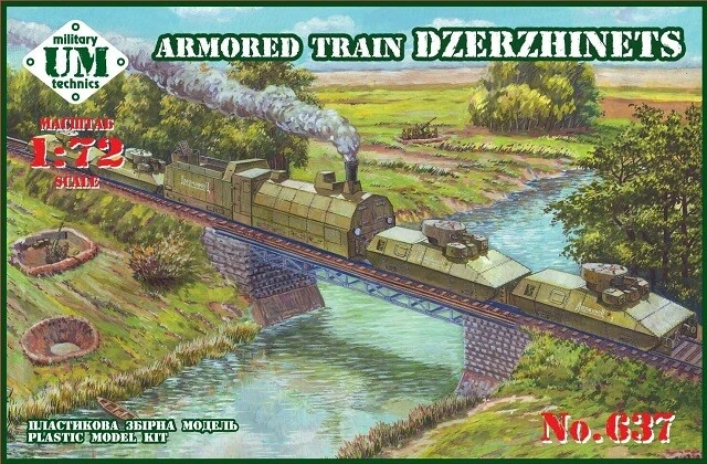 Unimodel 1/72 Treno Corazzato "Dzerzhinets" - Immagine 1 di 1